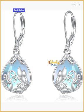 Sterling Silver Celtic Filigree Teardrop Drop Dangle Leverback Earrings